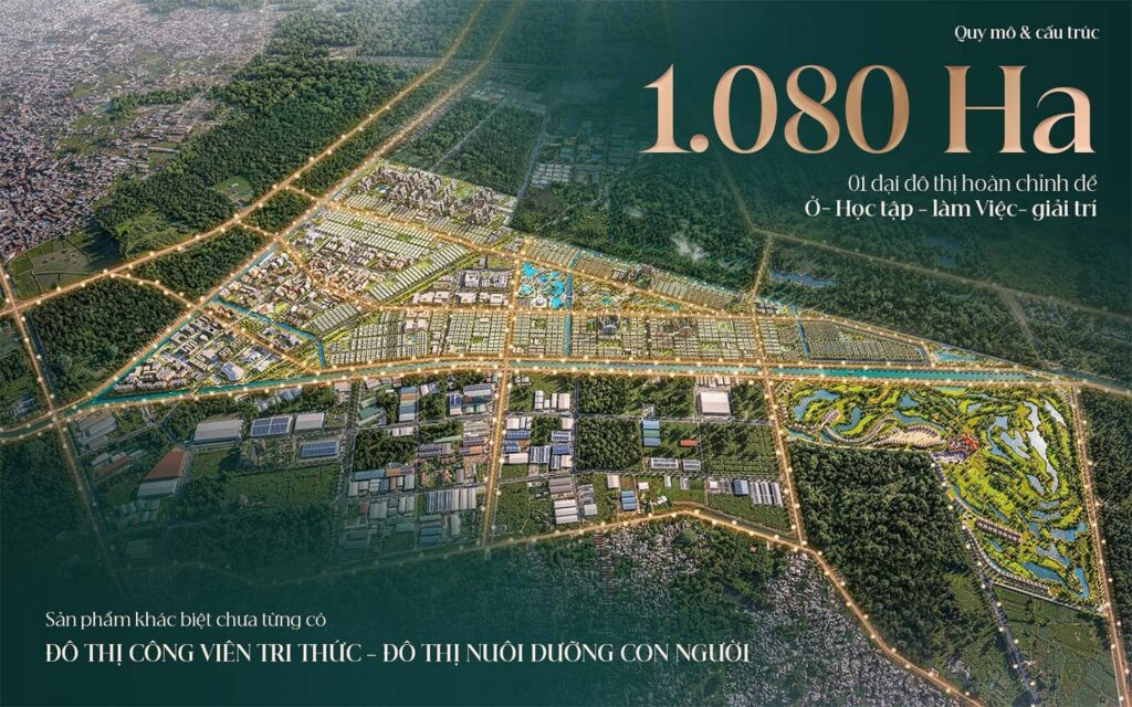 Mặt bằng Vinhomes Saigon Park được phối cảnh từ trên cao