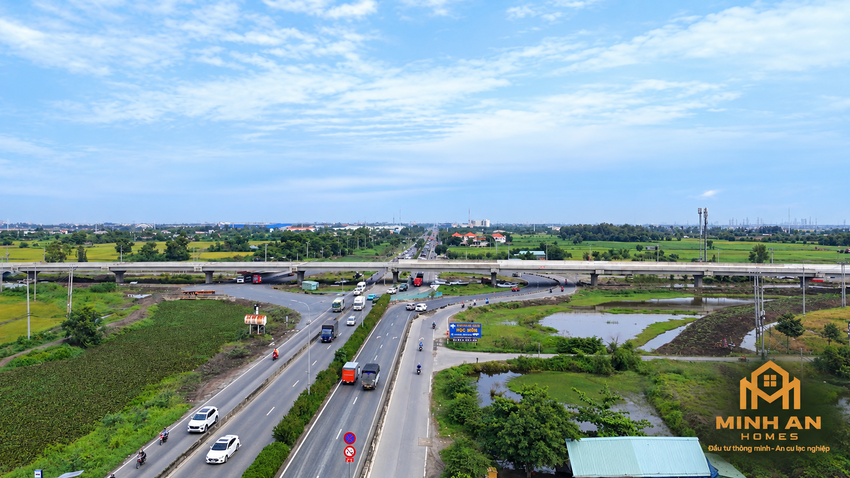 Vành đai 3 Quốc lộ 22 tại Hóc Môn